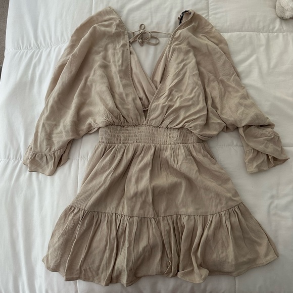 Forever 21 beige romper. - Picture 3 of 5